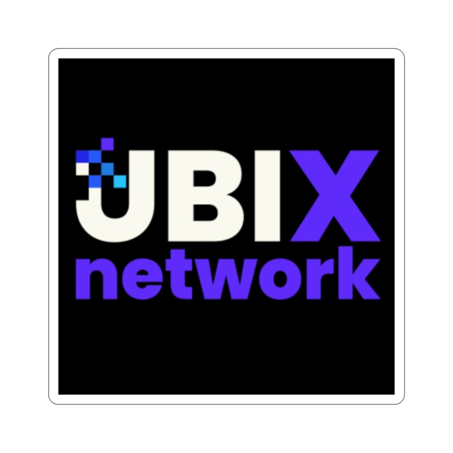 UBIX.Network Kiss-Cut Stickers