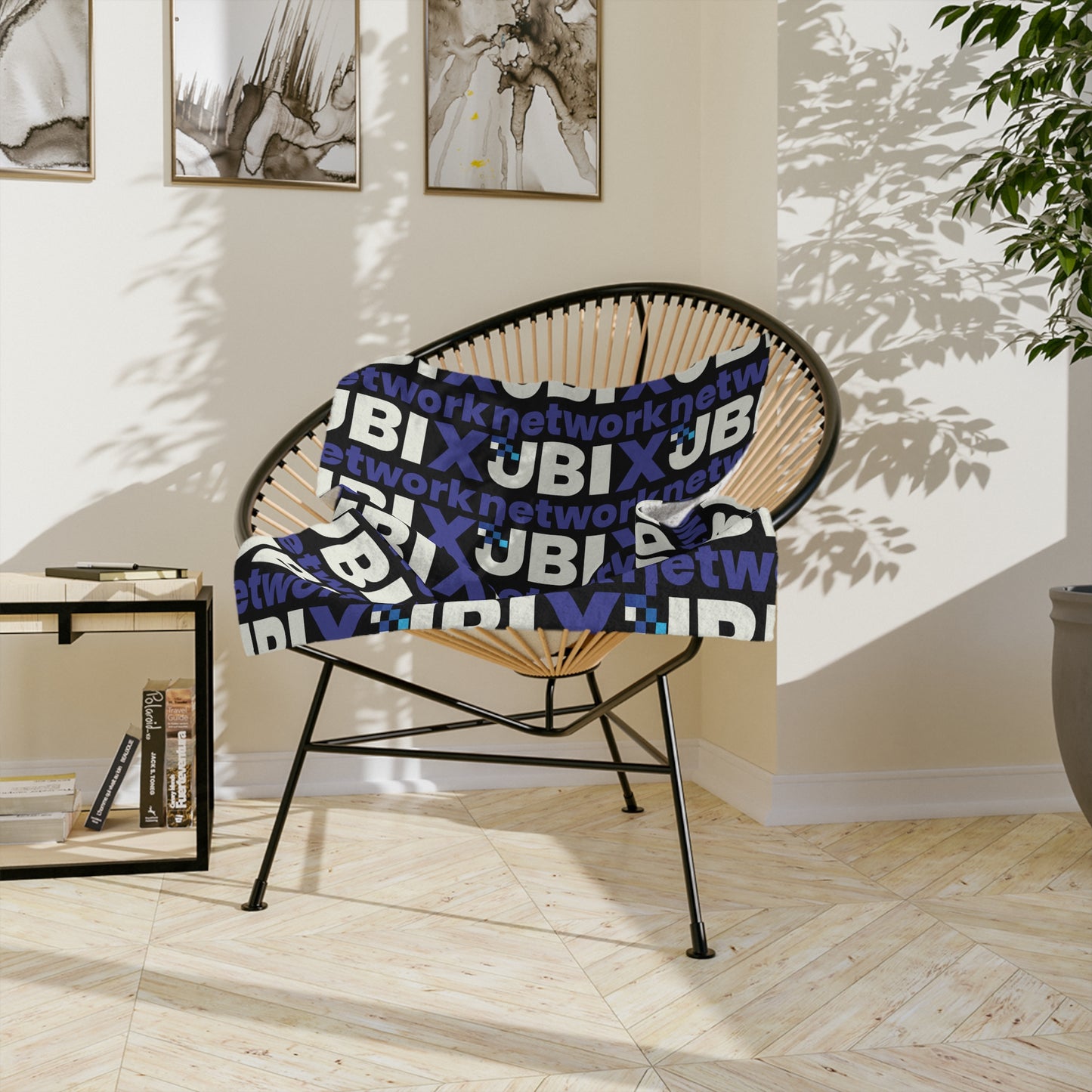 UBIX.Network Velveteen Minky Blanket