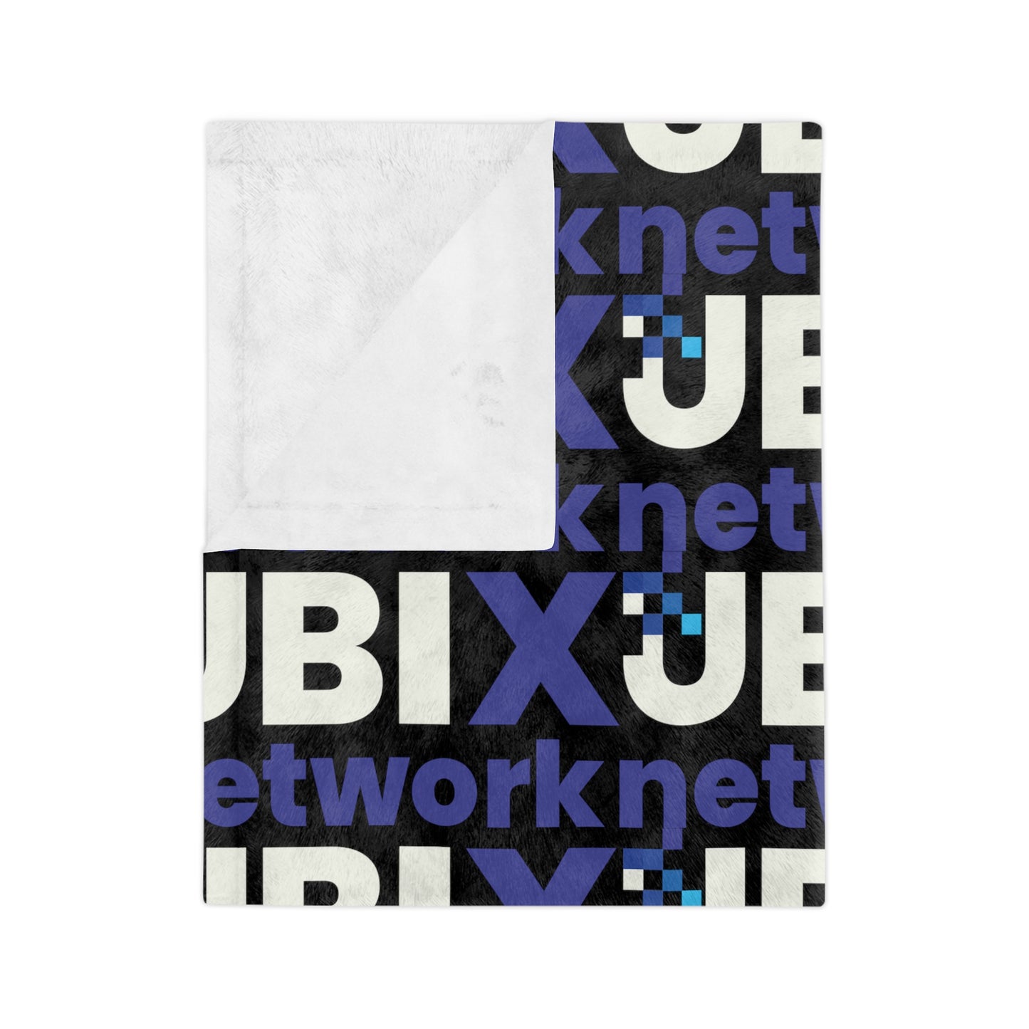 UBIX.Network Velveteen Minky Blanket