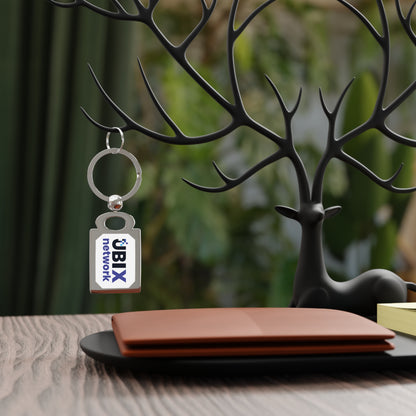 UBIX.Network Rectangle Photo Keyring