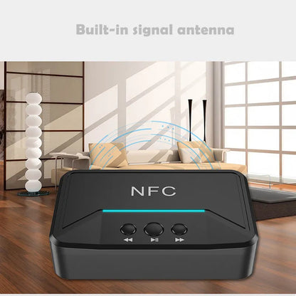 Wireless Bluetooth-compatible 5.0 Receiver Adapter NFC 3.5mm RCA Audio Music AUX Dongle Stereo Receptor for Amplifier Speaker